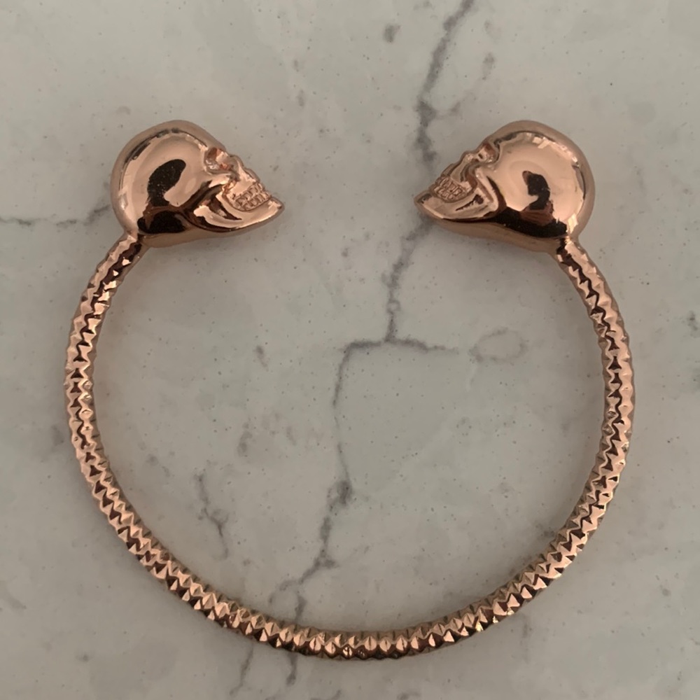 Alexander McQueen Twin Skull Bracelet